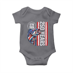 Vintage USA 250th Anniversary Crawfish Patriotic Gift Baby Onesie TS12 Charcoal Print Your Wear