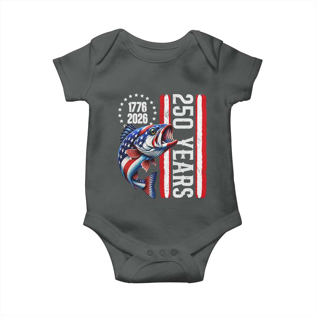 Vintage USA 250th Anniversary Crawfish Patriotic Gift Baby Onesie TS12 Dark Heather Print Your Wear