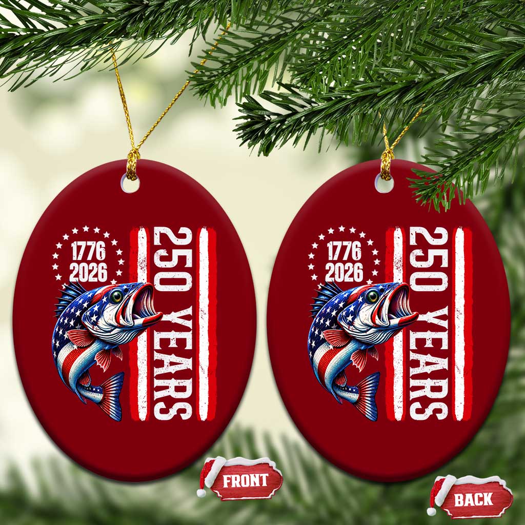 Vintage USA 250th Anniversary Crawfish Patriotic Gift Ceramic Ornament TS12 Print Your Wear