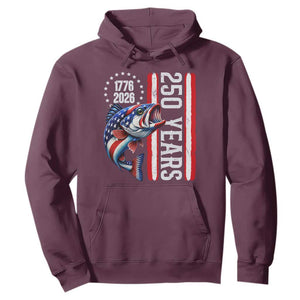 Vintage USA 250th Anniversary Crawfish Patriotic Gift Hoodie TS12 Maroon Print Your Wear