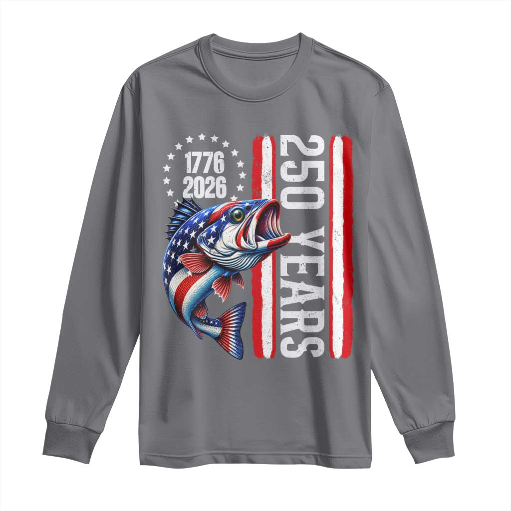 Vintage USA 250th Anniversary Crawfish Patriotic Gift Long Sleeve Shirt TS12 Charcoal Print Your Wear