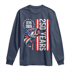 Vintage USA 250th Anniversary Crawfish Patriotic Gift Long Sleeve Shirt TS12 Navy Print Your Wear