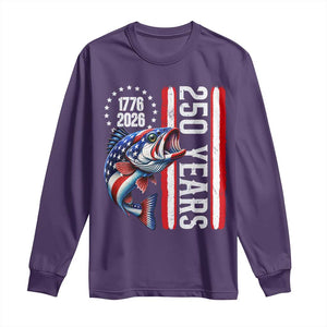Vintage USA 250th Anniversary Crawfish Patriotic Gift Long Sleeve Shirt TS12 Purple Print Your Wear