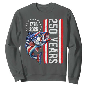 Vintage USA 250th Anniversary Crawfish Patriotic Gift Sweatshirt TS12 Dark Heather Print Your Wear