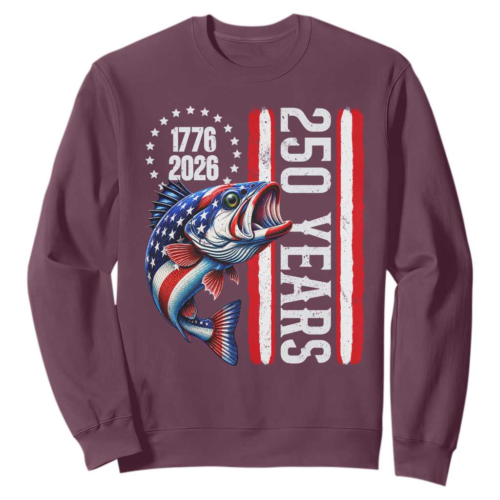 Vintage USA 250th Anniversary Crawfish Patriotic Gift Sweatshirt TS12 Maroon Print Your Wear