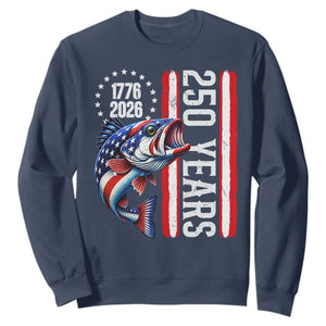 Vintage USA 250th Anniversary Crawfish Patriotic Gift Sweatshirt TS12 Navy Print Your Wear