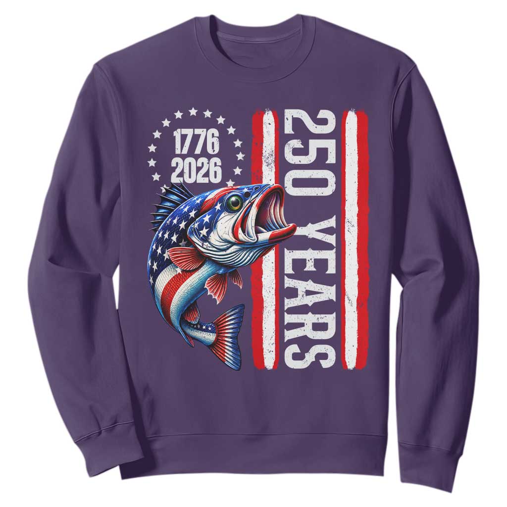 Vintage USA 250th Anniversary Crawfish Patriotic Gift Sweatshirt TS12 Purple Print Your Wear