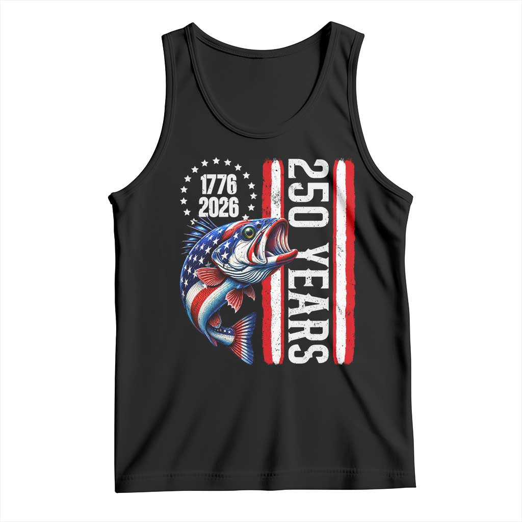 Vintage USA 250th Anniversary Crawfish Patriotic Gift Tank Top TS12 Black Print Your Wear