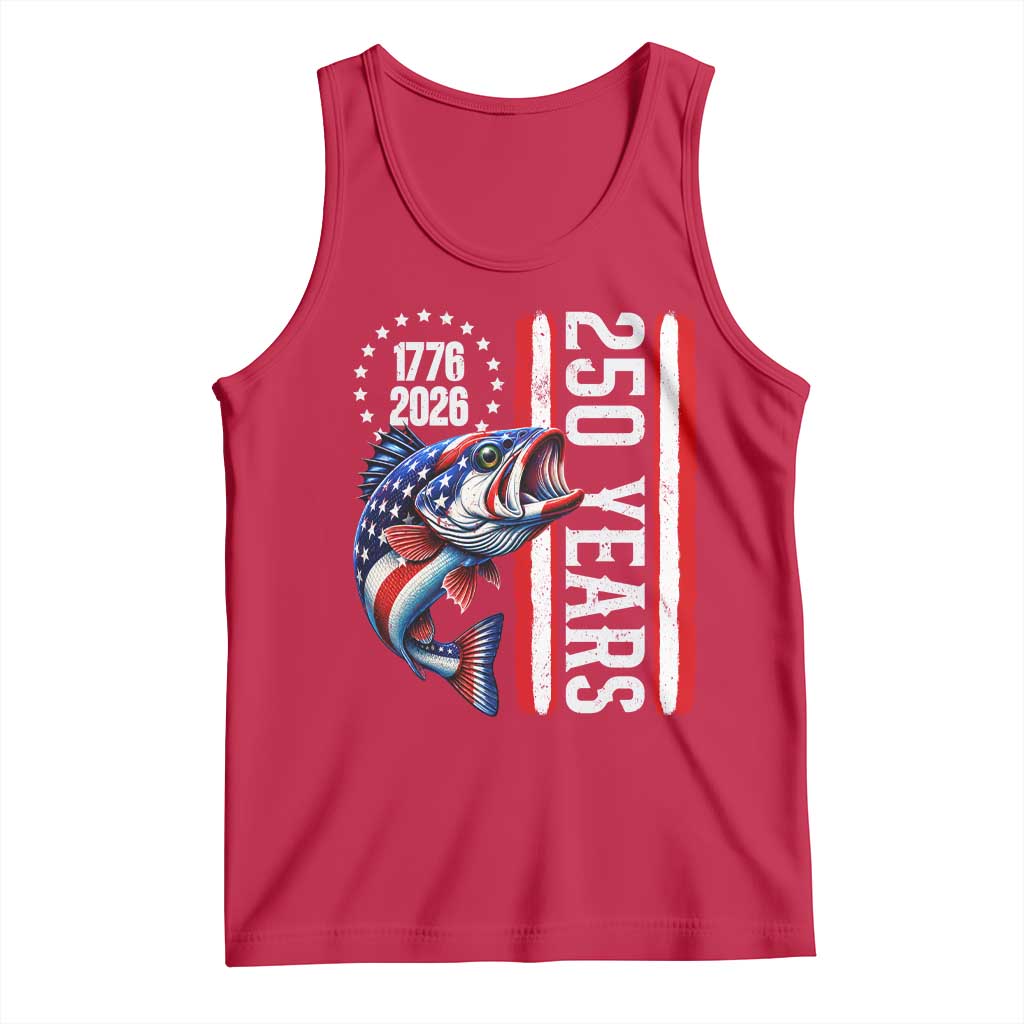 Vintage USA 250th Anniversary Crawfish Patriotic Gift Tank Top TS12 Red Print Your Wear