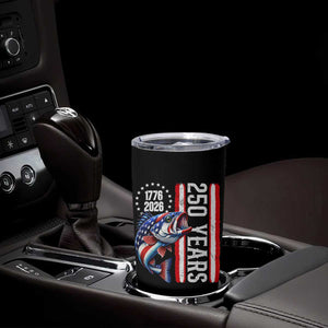 Vintage USA 250th Anniversary Bass Fishing Patriotic Gift Tumbler Cup TS12 Print Your Wear
