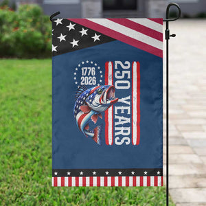 Vintage USA 250th Anniversary Bass Fishing Lover Gift Patriotic Garden Flag TS12 Classic Blue Black Print Your Wear