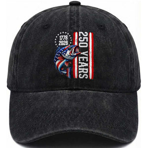 Vintage USA 250th Anniversary Crawfish Patriotic Gift Washed Cotton Baseball Cap TS12 Print Your Wear