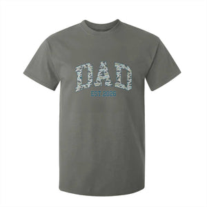 Promoted To Dad Est 2026 T Shirt For Kid Camo Fishing New Dad Gift TS12 Military Green Print Your Wear