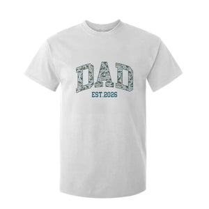 Promoted To Dad Est 2026 T Shirt For Kid Camo Fishing New Dad Gift TS12 White Print Your Wear