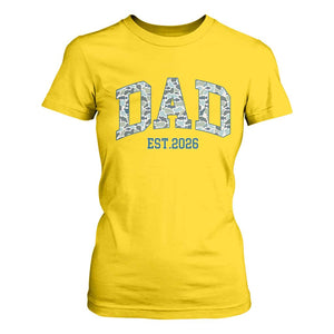 Promoted To Dad Est 2026 T Shirt For Women Camo Fishing New Dad Gift TS12 Daisy Print Your Wear