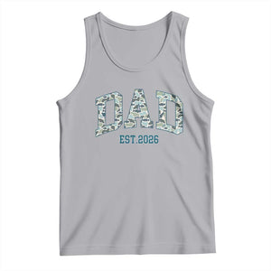Promoted To Dad Est 2026 Tank Top Camo Fishing New Dad Gift TS12 Athletic Heather Print Your Wear