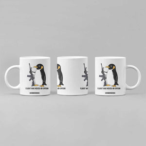 Funny Penguin Lover Gift Coffee Mug Flight Was Never An Option