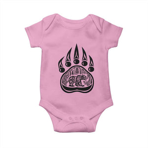 Native Inspired Alaska Grizzly Bear Baby Onesie Pacific Northwest Pride
