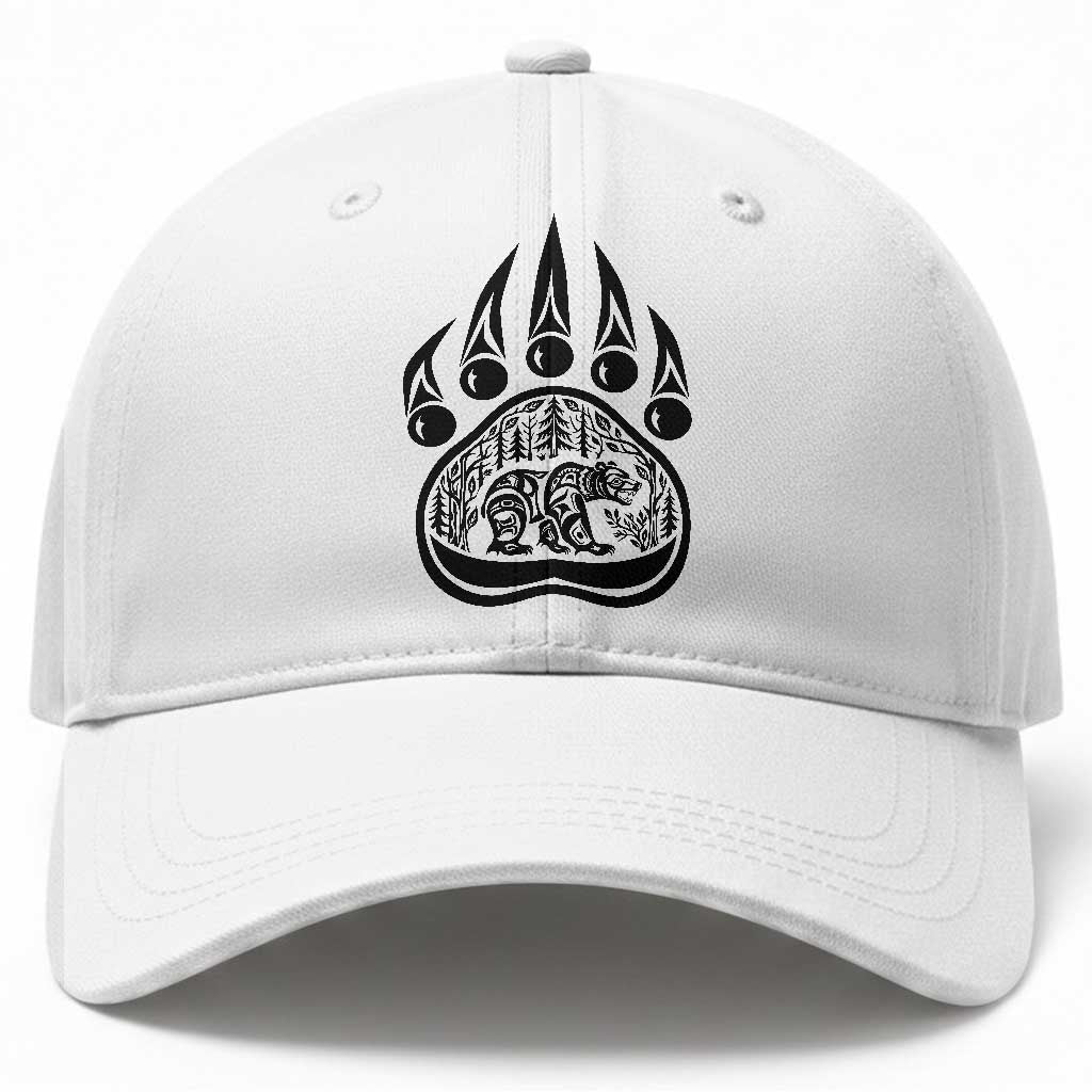 Native Inspired Alaska Grizzly Bear Baseball Cap Pacific Northwest Pride TS12 Print Your Wear