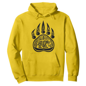 Native Inspired Alaska Grizzly Bear Hoodie Pacific Northwest Pride