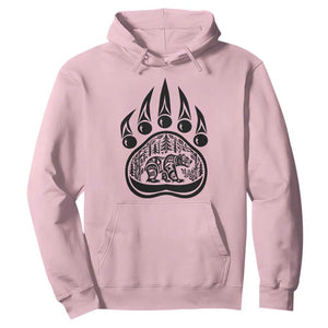 Native Inspired Alaska Grizzly Bear Hoodie Pacific Northwest Pride