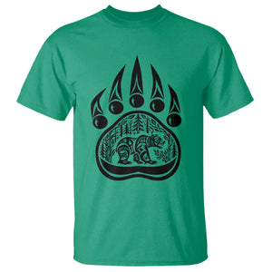Native Inspired Alaska Grizzly Bear T Shirt Pacific Northwest Pride