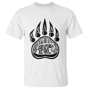 Native Inspired Alaska Grizzly Bear T Shirt Pacific Northwest Pride