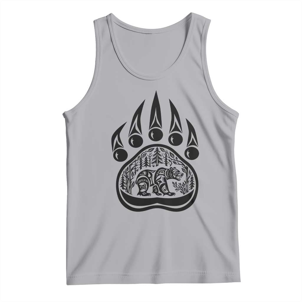 Native Inspired Alaska Grizzly Bear Tank Top Pacific Northwest Pride