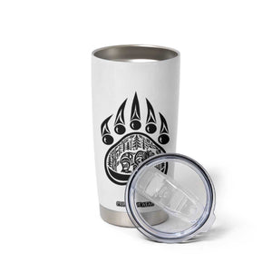 Native Inspired Alaska Grizzly Bear Tumbler Cup Pacific Northwest Pride
