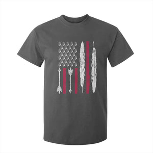 Vintage Native American Flag T Shirt For Kid Dreamcatcher And Feather Graphic
