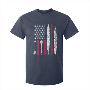 Vintage Native American Flag T Shirt For Kid Dreamcatcher And Feather Graphic