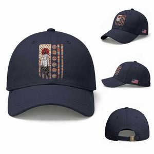 Proud Native American Flag Baseball Cap Tribal Sunflower Indigenous Peoples Day Gift