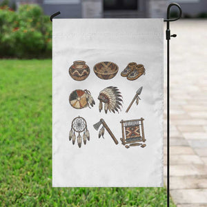 Indigenous Cultural Artifacts Garden Flag Native American Heritage Graphic