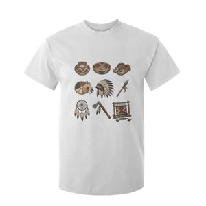 Indigenous Cultural Artifacts T Shirt For Kid Native American Heritage Graphic