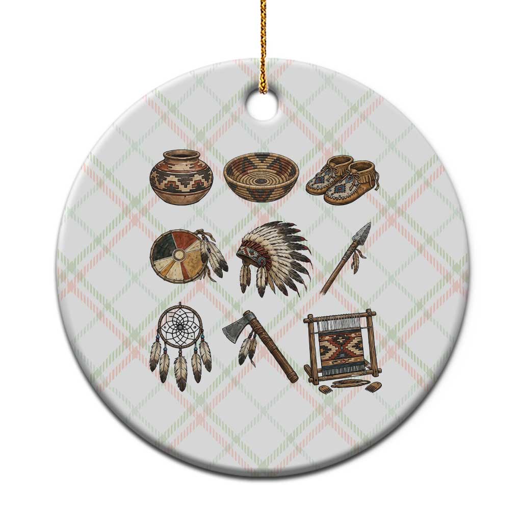 Indigenous Cultural Artifacts Ceramic Ornament Native American Heritage Graphic