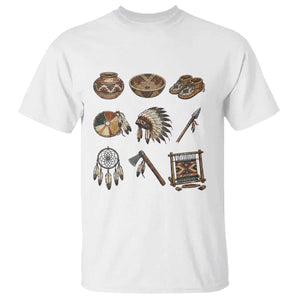 Indigenous Cultural Artifacts T Shirt Native American Heritage Graphic