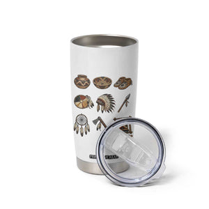 Indigenous Cultural Artifacts Tumbler Cup Native American Heritage Graphic