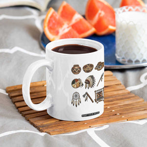 Indigenous Cultural Artifacts Coffee Mug Native American Heritage Graphic
