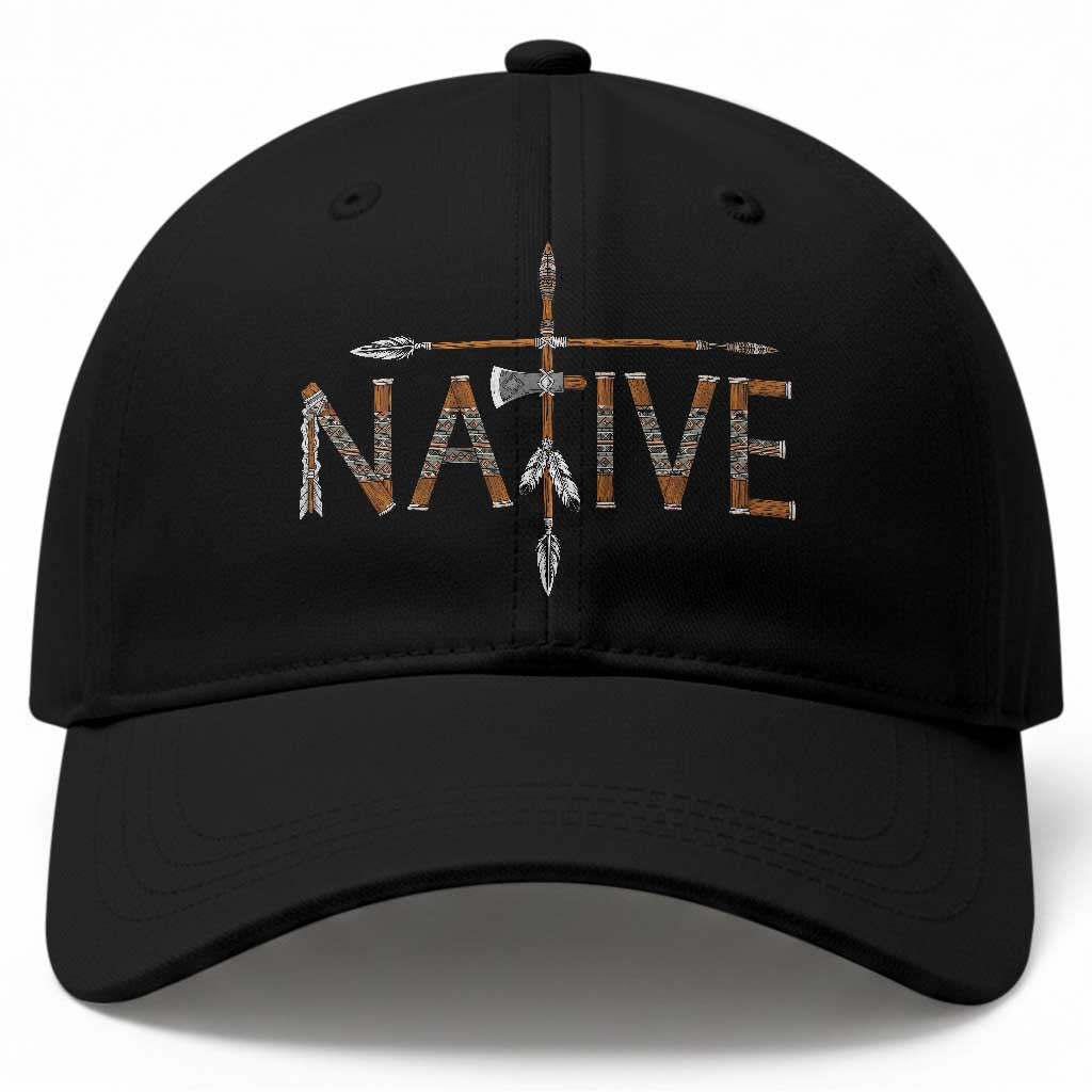 Western Style Tribal Feather Baseball Cap Vintage Boho Graphic TS12 Print Your Wear