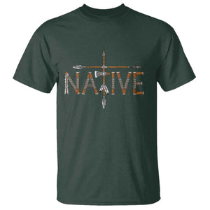 Western Style Tribal Feather T Shirt Vintage Boho Graphic