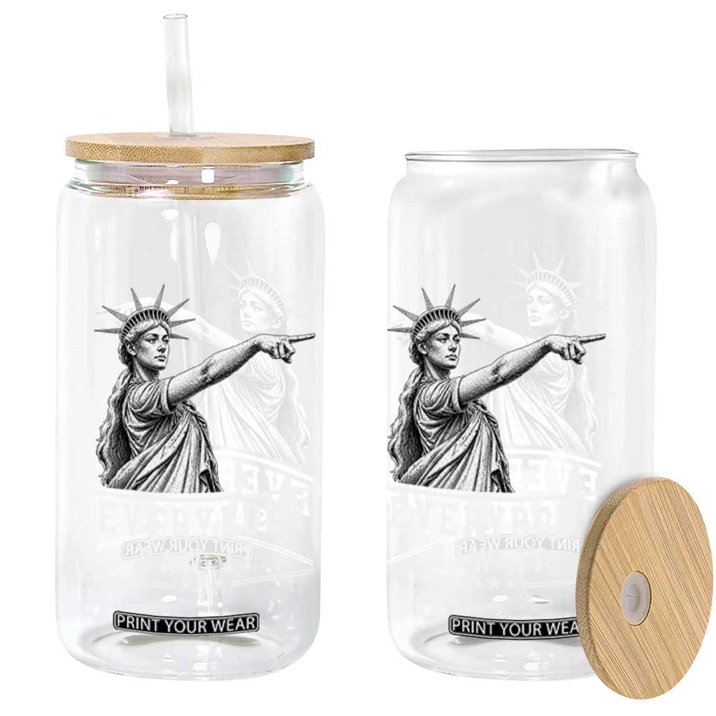 Liberty Has Spoken Everybody Saw It Glass Can Funny Pointing Statue Basketball Parody TS12 Print Your Wear