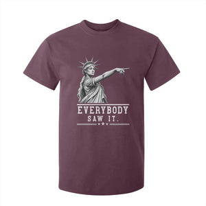 Liberty Has Spoken Everybody Saw It T Shirt For Kid Funny Pointing Statue Basketball Parody TS12 Print Your Wear