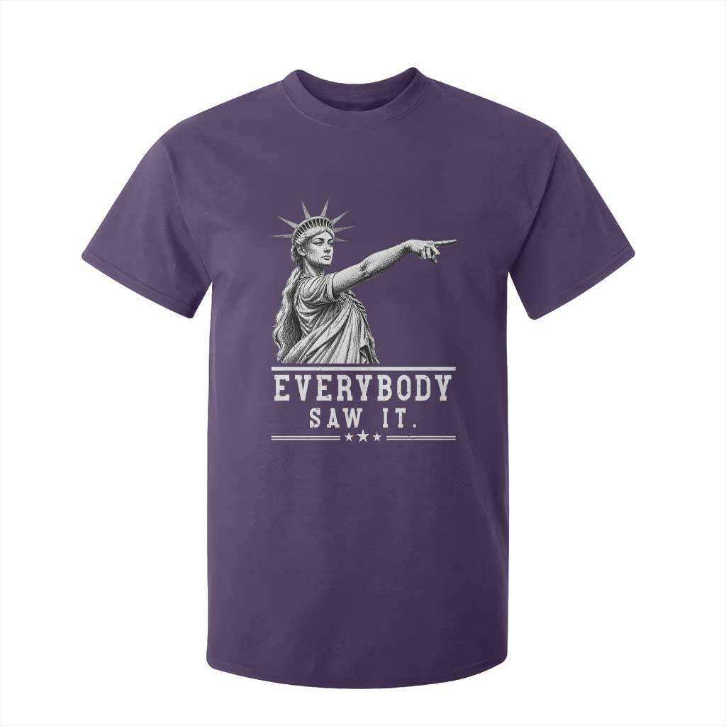 Liberty Has Spoken Everybody Saw It T Shirt For Kid Funny Pointing Statue Basketball Parody TS12 Print Your Wear
