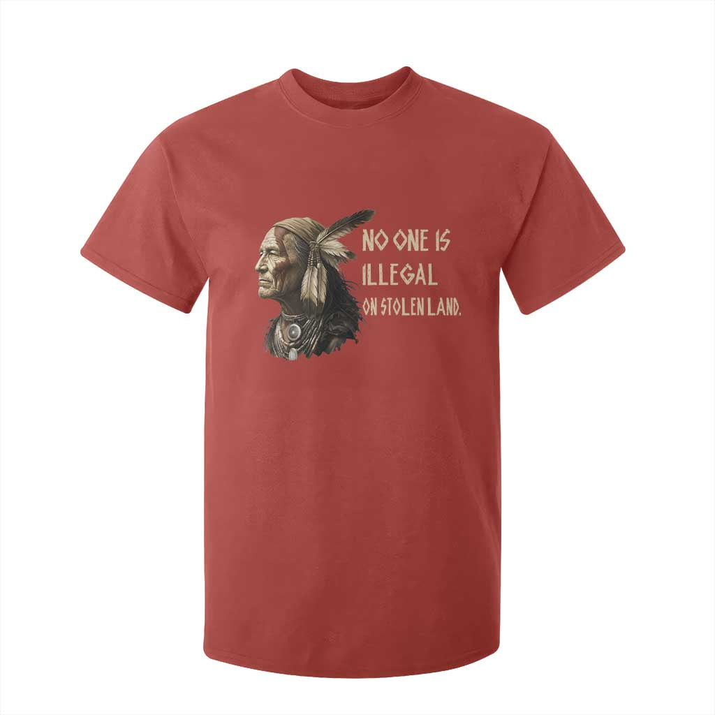 Indigenous Peoples Day Gift T Shirt For Kid No One Is Illegal On Stolen Land