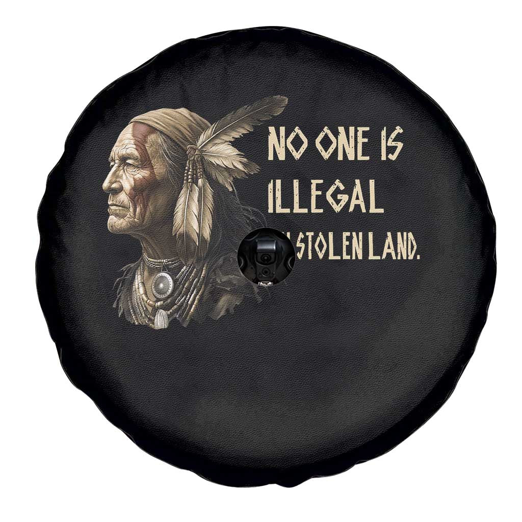 Indigenous Peoples Day Gift Spare Tire Cover No One Is Illegal On Stolen Land