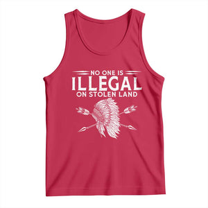 Honor Indigenous Peoples Tank Top No One Is Illegal On Stolen Land