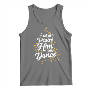 Christian Ballet Lover Tank Top Let Us Praise Him With Dance TS12 Black Heather Print Your Wear
