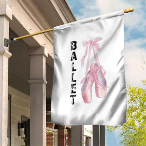 Ballerina Pointe Shoes Garden Flag Gift For Cute Ballet Girl TS12 Print Your Wear