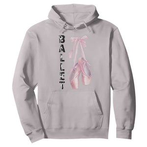 Ballerina Pointe Shoes Hoodie Gift For Cute Ballet Girl TS12 Ice Gray Print Your Wear