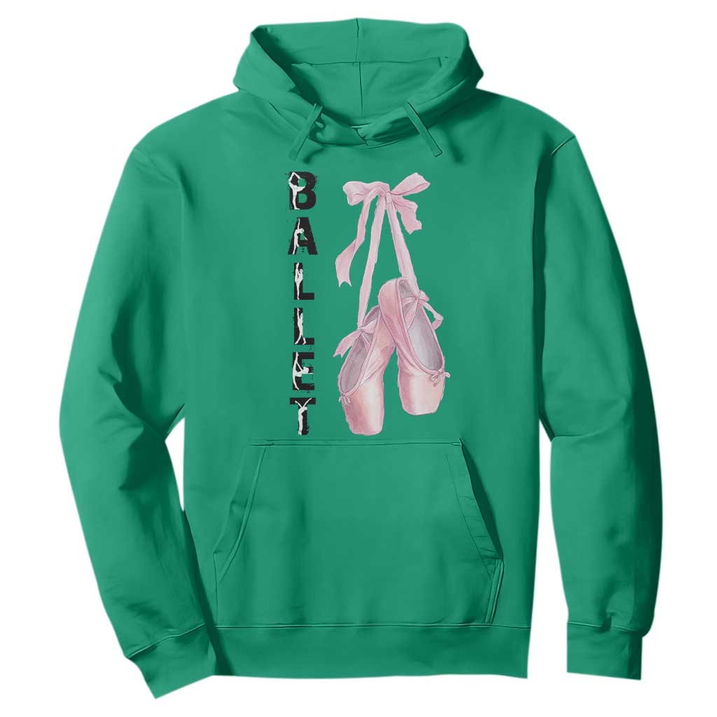 Ballerina Pointe Shoes Hoodie Gift For Cute Ballet Girl TS12 Irish Green Print Your Wear